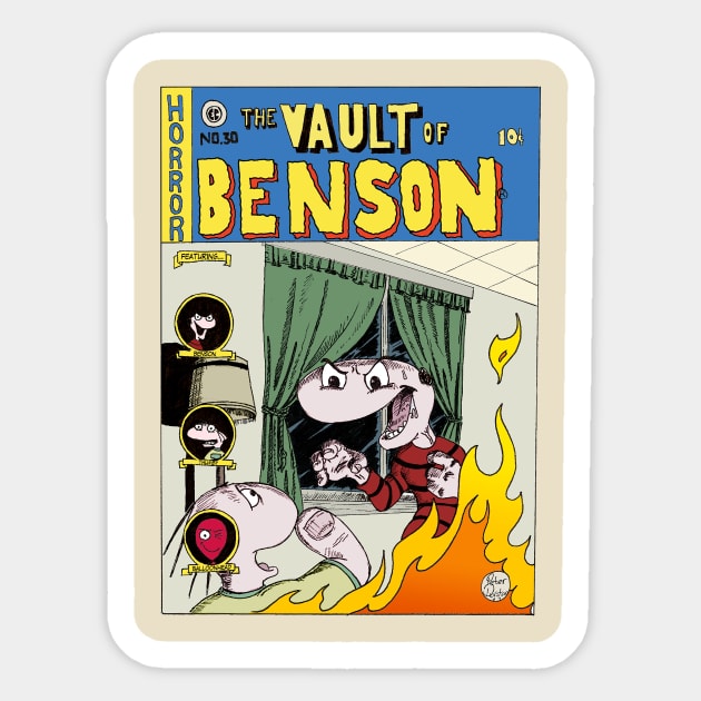 Vault Of Benson Sticker by Benson Comics